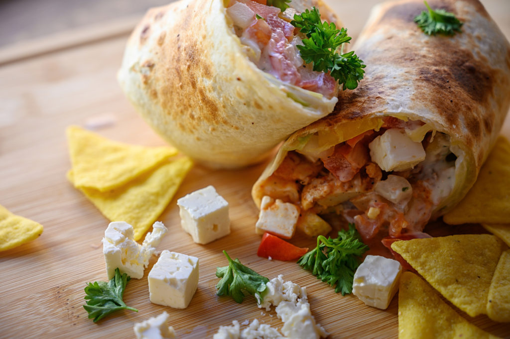Burrito mit Käse
