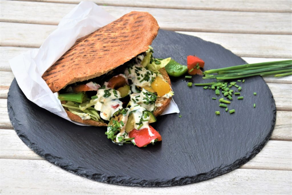 Fladenbrot im Baggersla